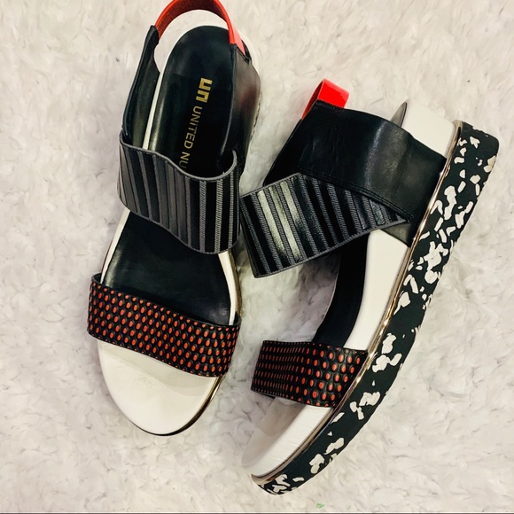 UNITED NUDE Rico Sandal in Coral Mix